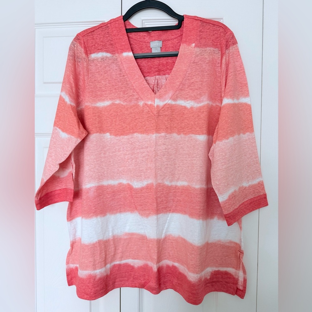 NWT Chico's Linen Knit Tunic